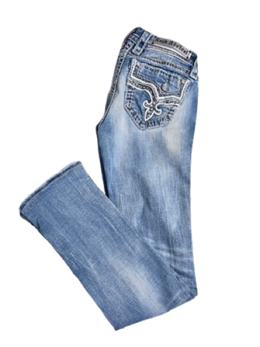 Rock Revival Straight Leg Jeans Size 24